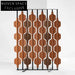 Elegant Modern Stainless Steel Frame Saddle Leather Room Divider Partition