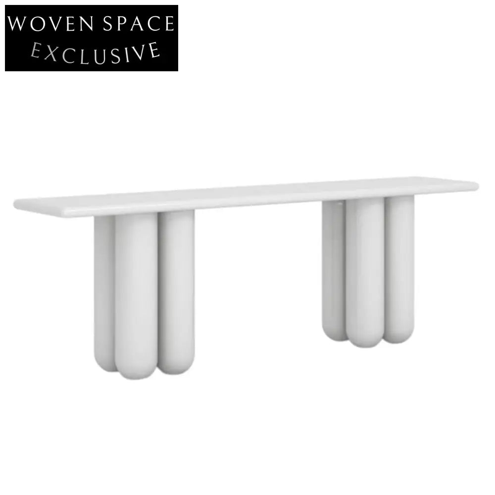 Elegant Modern Stainless Steel Hallway Living Room Accent Console Table