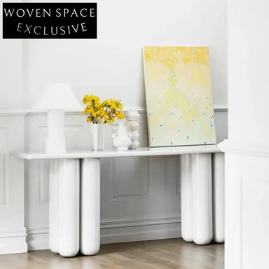 Elegant Modern Stainless Steel Hallway Living Room Accent Console Table