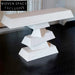 Elegant Modern Travertine Marble Console Table for Living Room Entryway