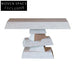Elegant Modern Travertine Marble Console Table for Living Room Entryway