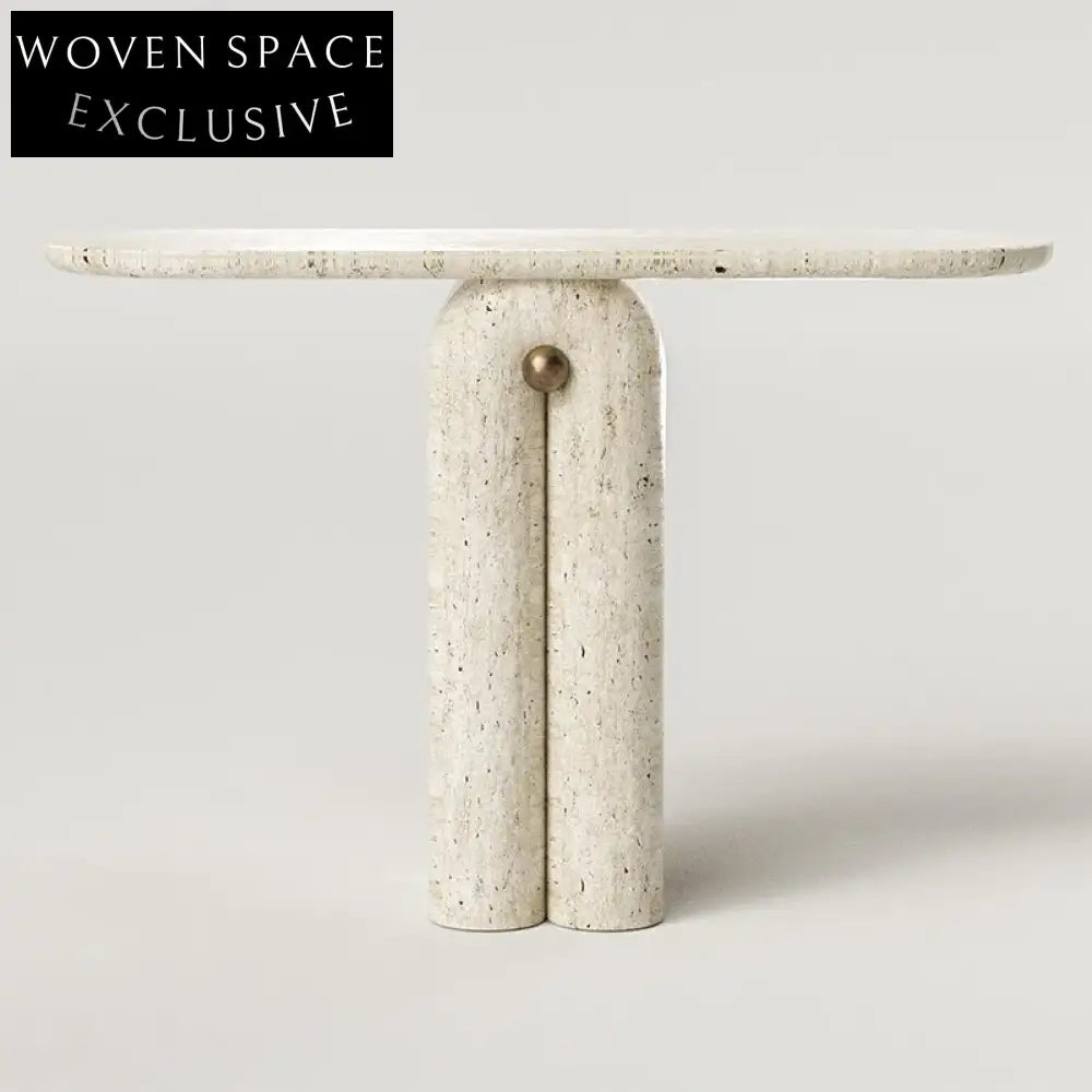 Elegant Modern Travertine Top Rectangular Home Office Desk Table