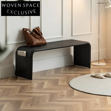 Elegant Modern Velvet Fabric Bed End Ottoman for Luxury Home Decor