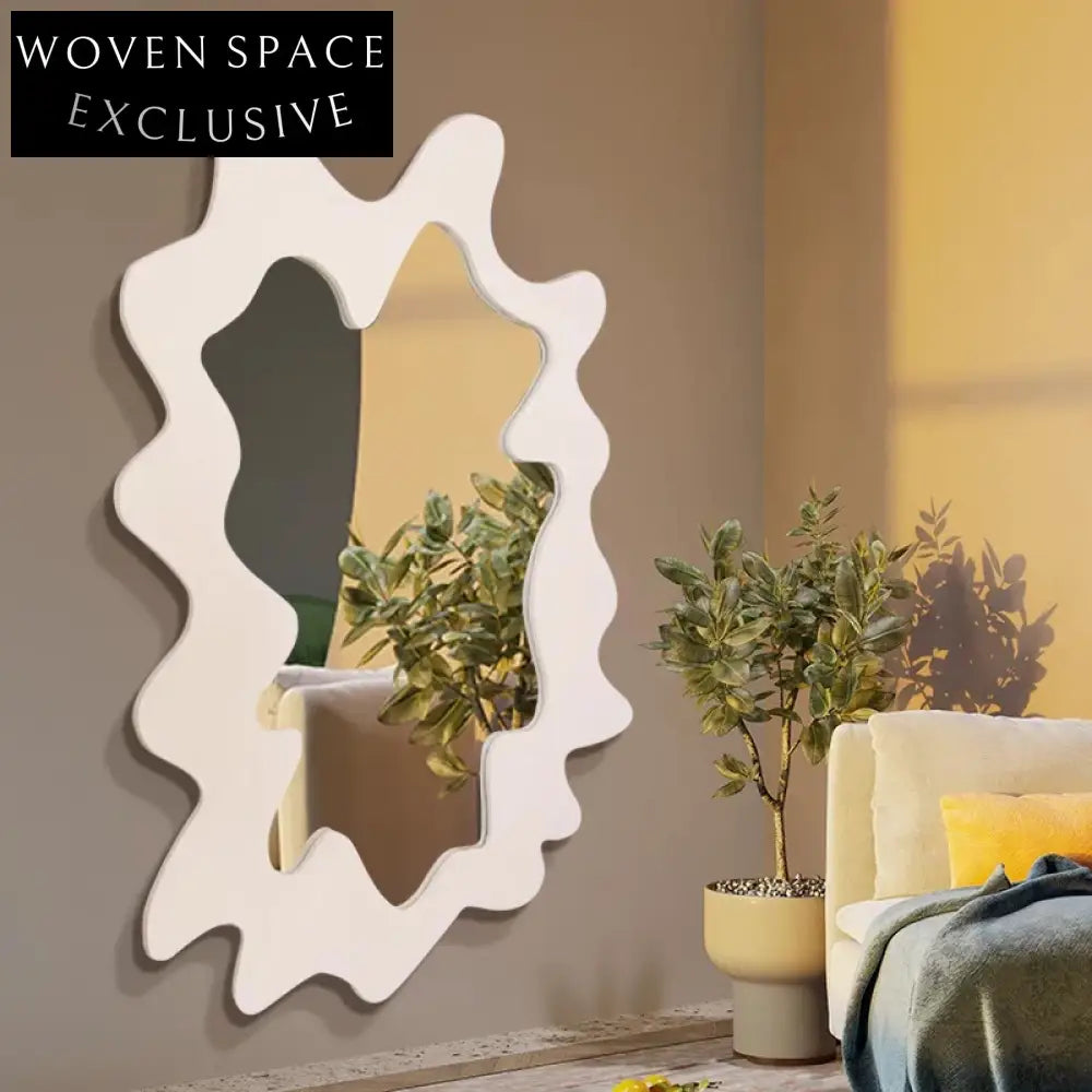 Elegant Modern Wall Decor Mirror for Living Room & Salon Spaces