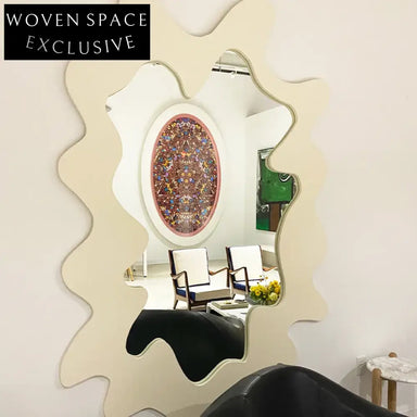 Elegant Modern Wall Decor Mirror for Living Room & Salon Spaces
