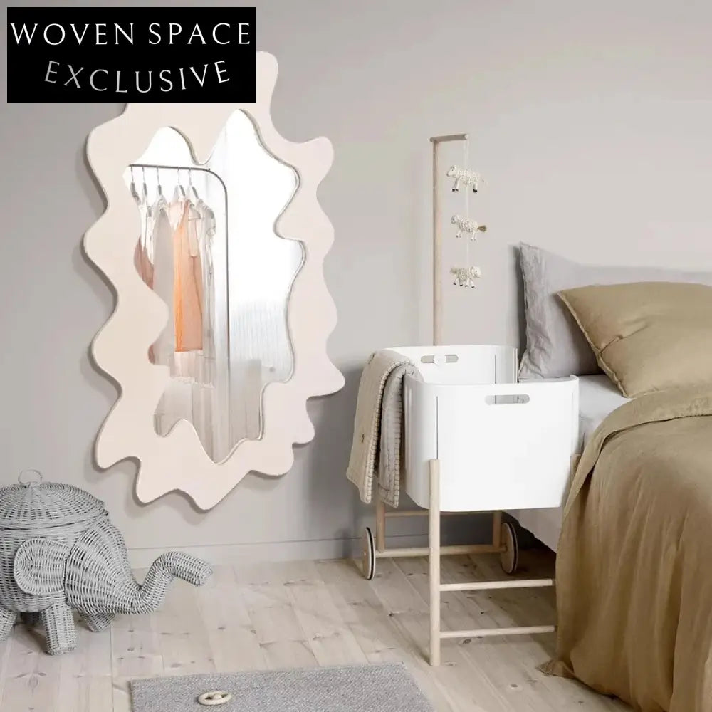 Elegant Modern Wall Decor Mirror for Living Room & Salon Spaces
