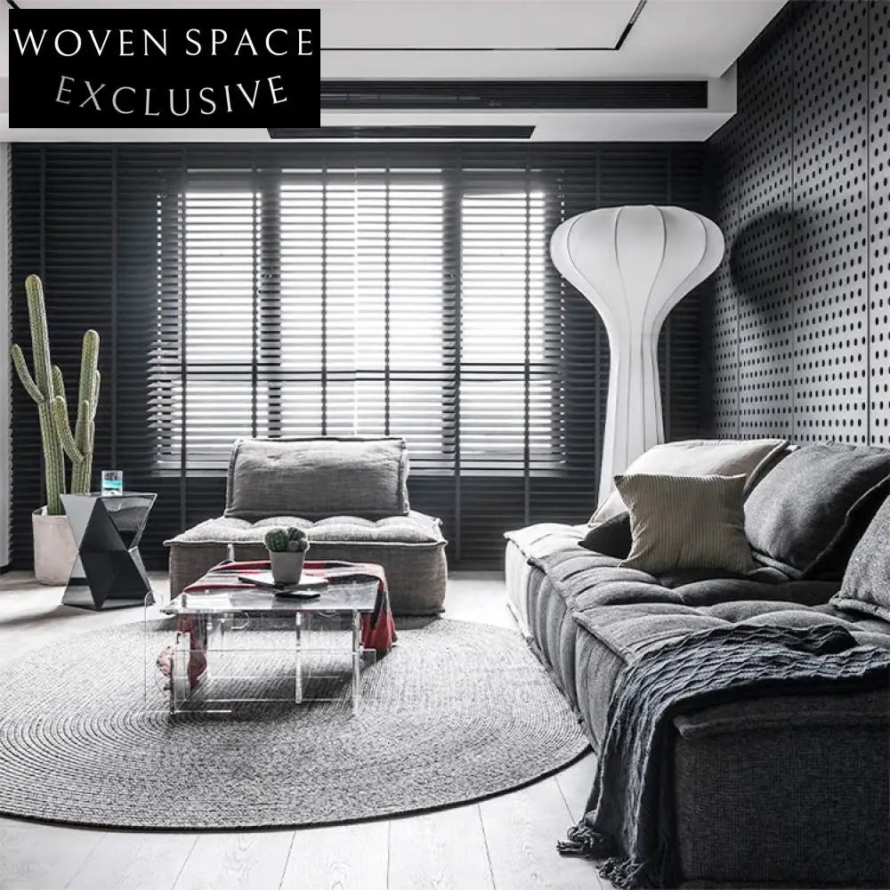 Elegant Modern White Fabric Mushroom Shade Floor Lamp