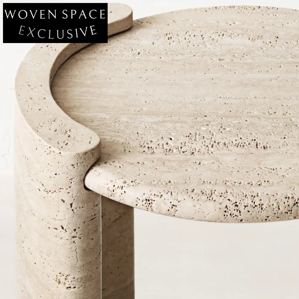 Elegant Modern White Marble Coffee Table Side Set for Living Room
