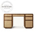 Elegant Modern Wooden Executive Office Study Writing Storage Desk