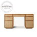 Elegant Modern Wooden Executive Office Study Writing Storage Desk