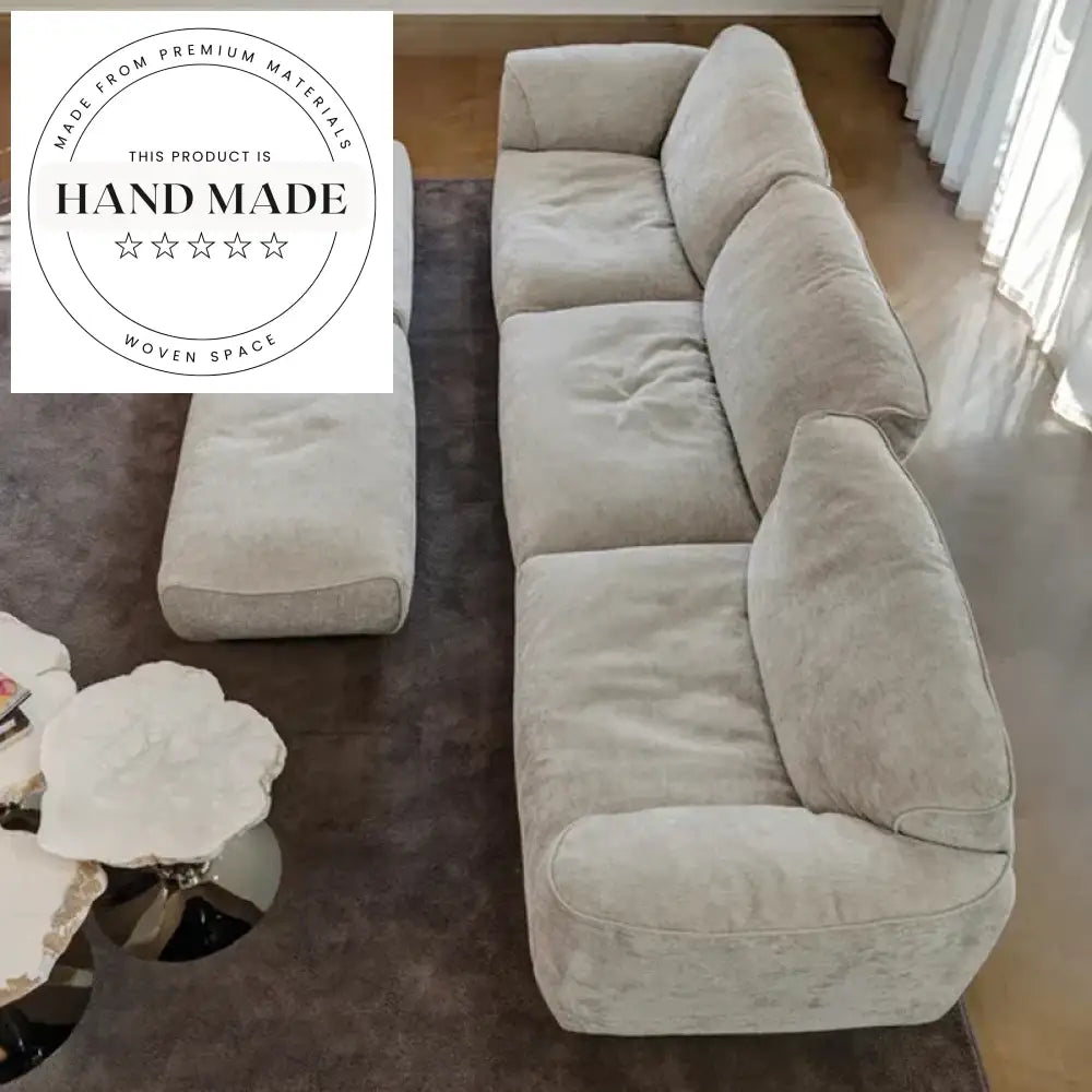 Elegant Modular Sectional Chenille Fabric Modern Indoor Reclining Sofa