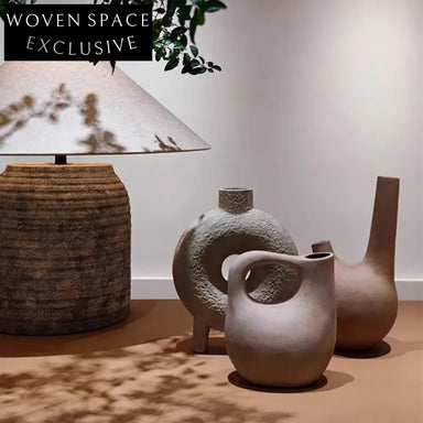 Elegant Morandi Ceramic Decorative Flower Vase for Modern Home Office Decor