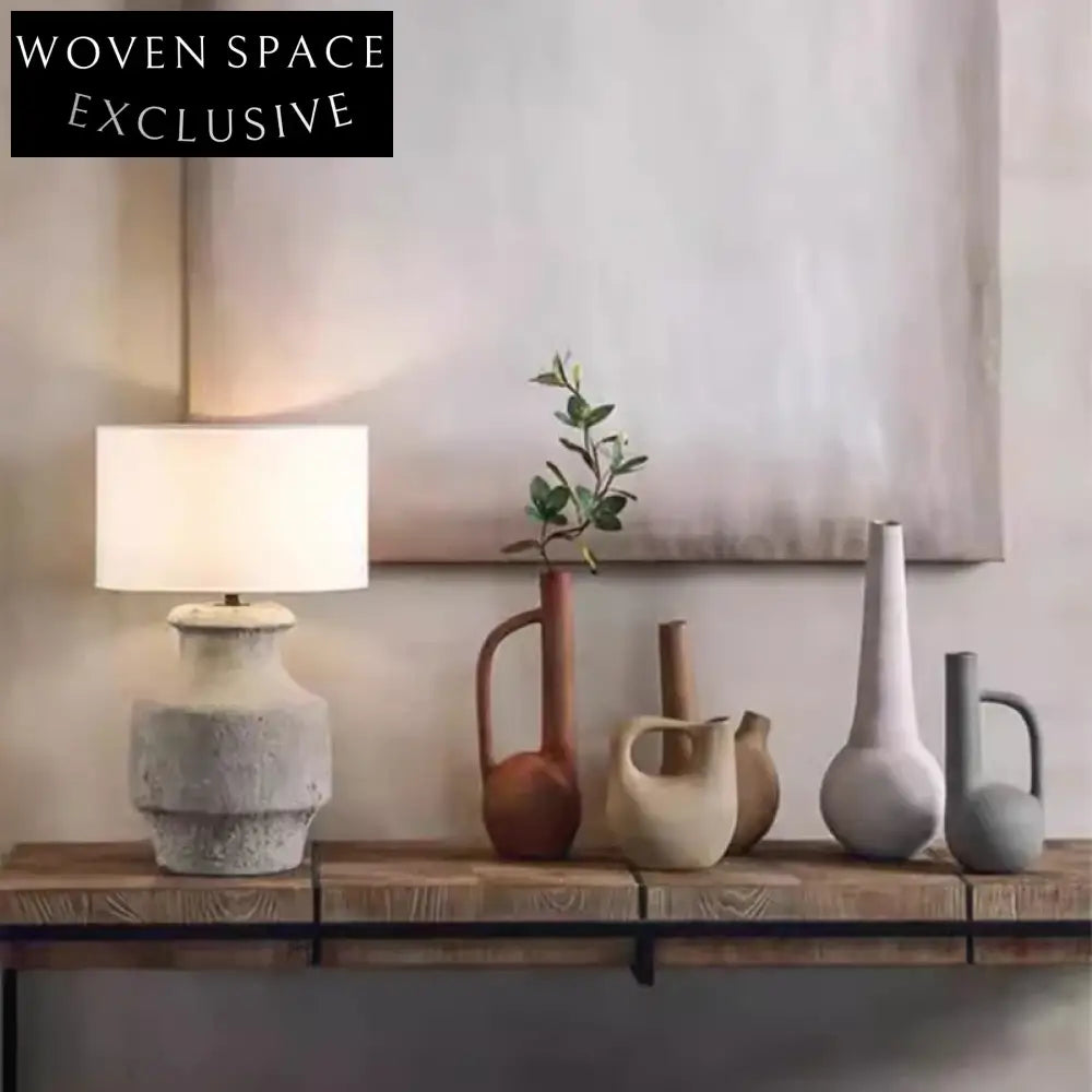 Elegant Morandi Ceramic Decorative Flower Vase for Modern Home Office Decor