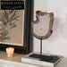 Elegant Natural Agate & Iron Modern Artistic Home Decor Table Ornament