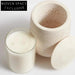 Elegant Natural Beige Stone Marble Travertine Decorative Candle Holder Jars
