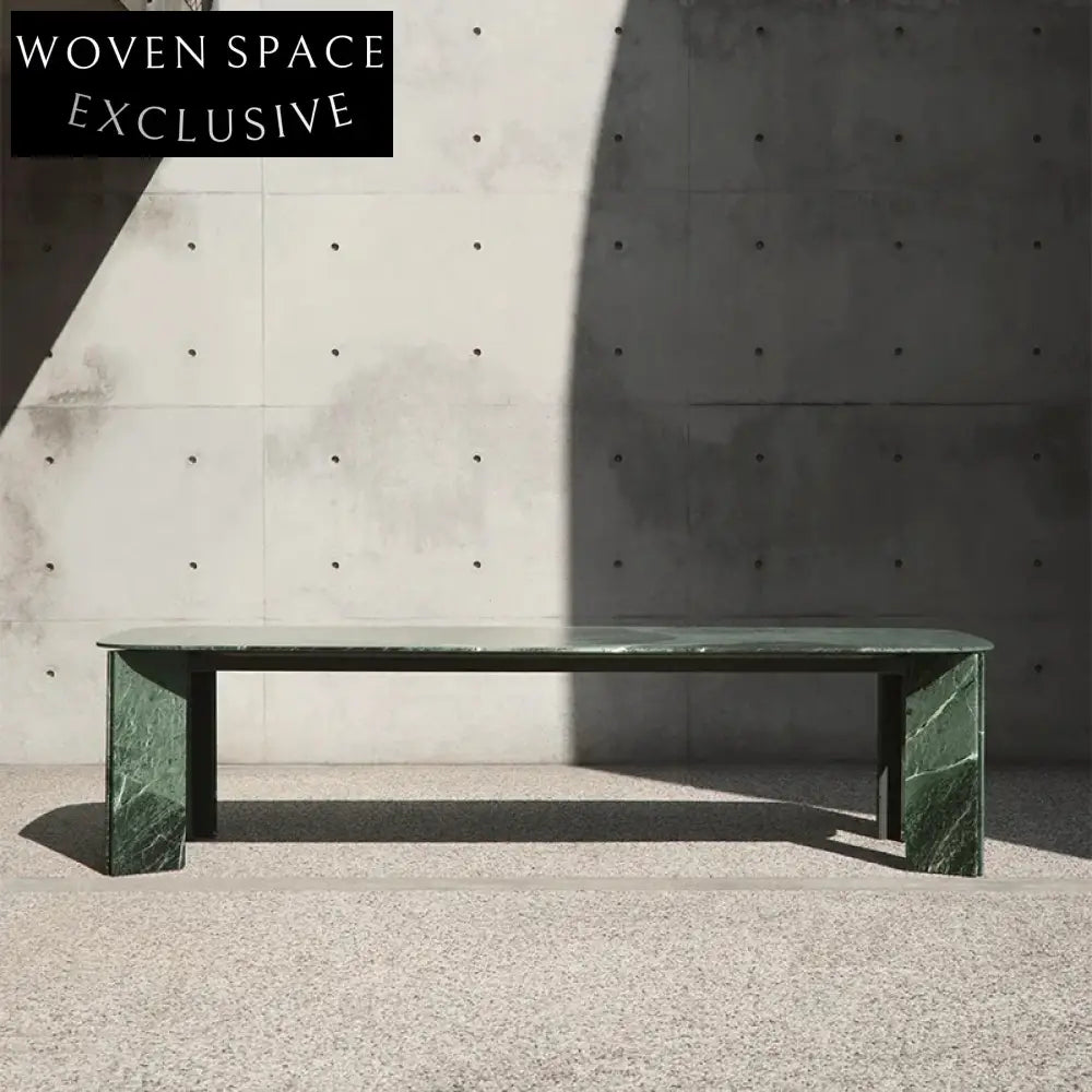 Elegant Natural Marble 6-Seat Modern Dining Table