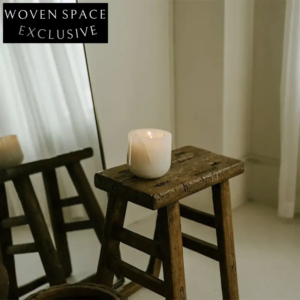 Elegant Natural Marble Candlestick Holder for Home Table Decor and Events