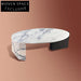 Elegant Natural Marble Coffee Table for Modern Living Room Spaces
