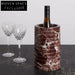 Elegant Natural Marble Ice Bucket for Chilled Beverages, Modern Home Bar Decor