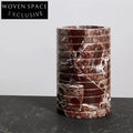 Elegant Natural Marble Ice Bucket for Chilled Beverages, Modern Home Bar Decor
