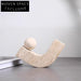 Elegant Natural Travertine Stone Luxury Tabletop Art Decor Home Ornament