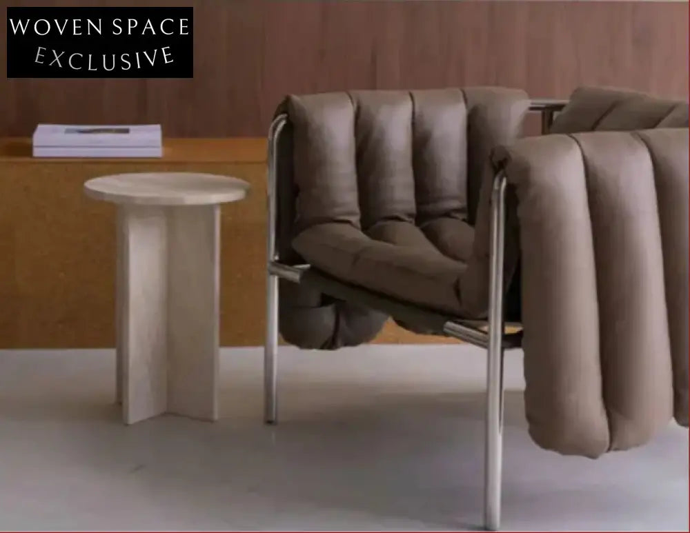 Tostone Elegant Natural Turkish Travertine Oval Coffee Table for Living Room