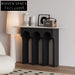 Elegant Nordic Arch Solid Wood Entryway Accent Console Table