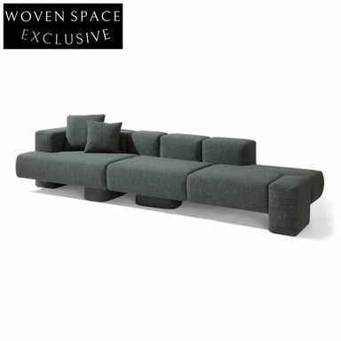 Elegant Nordic Boucle Fabric Sectional Couch Sofa Set for Contemporary Homes