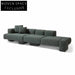 Elegant Nordic Boucle Fabric Sectional Couch Sofa Set for Contemporary Homes