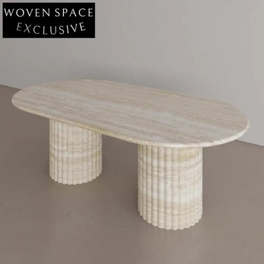 Elegant Nordic Calacatta Viola Marble Travertine Modern Living Room Coffee Table