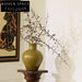 Elegant Nordic Ceramic Embossed Stripe Flower Vase for Home Decor Display