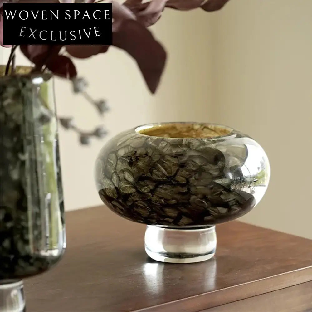 Elegant Nordic Clear Glass Flower Vase Set for Modern Home Decor