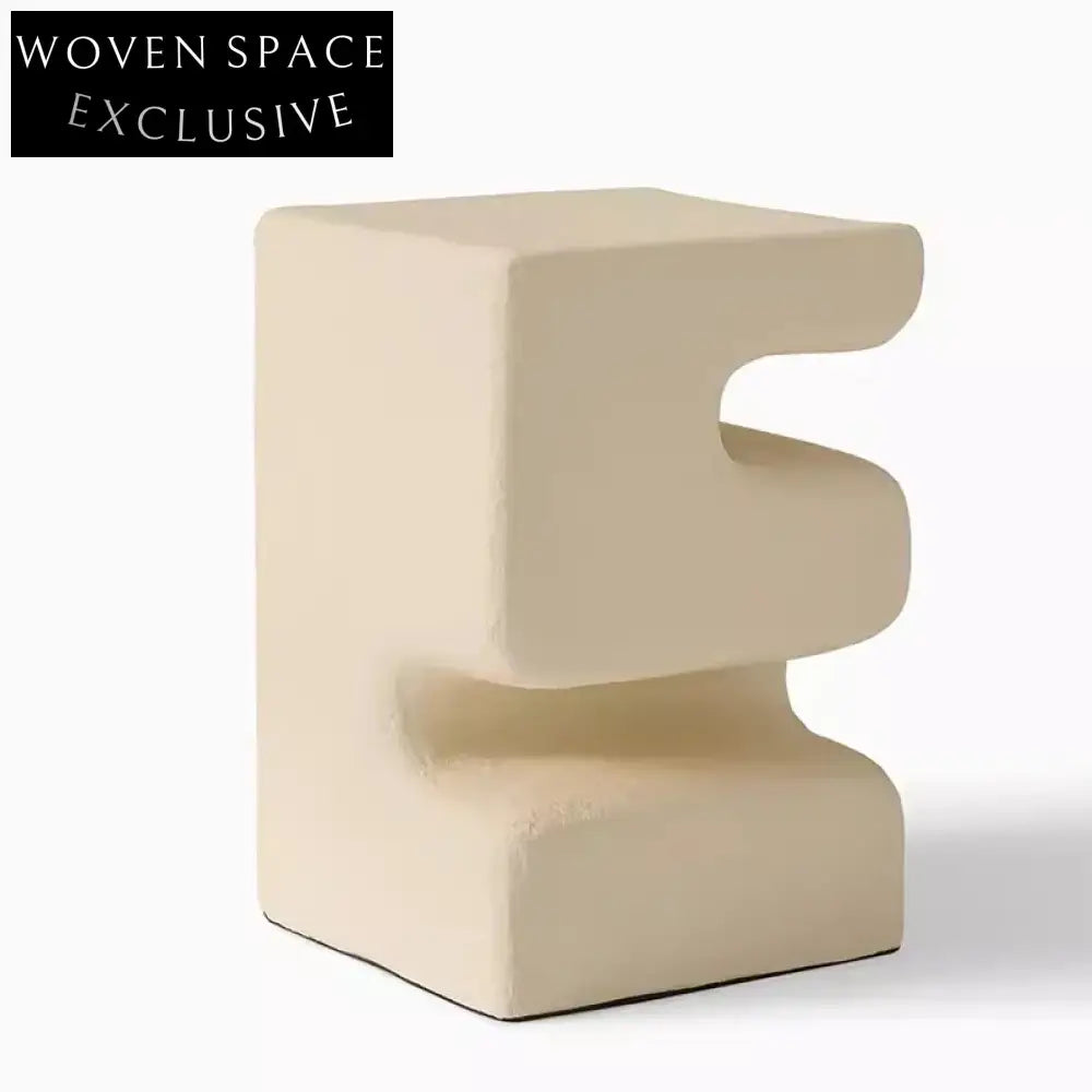 Elegant Nordic Concrete Side Table – Modern Living Room Accent Coffee Table