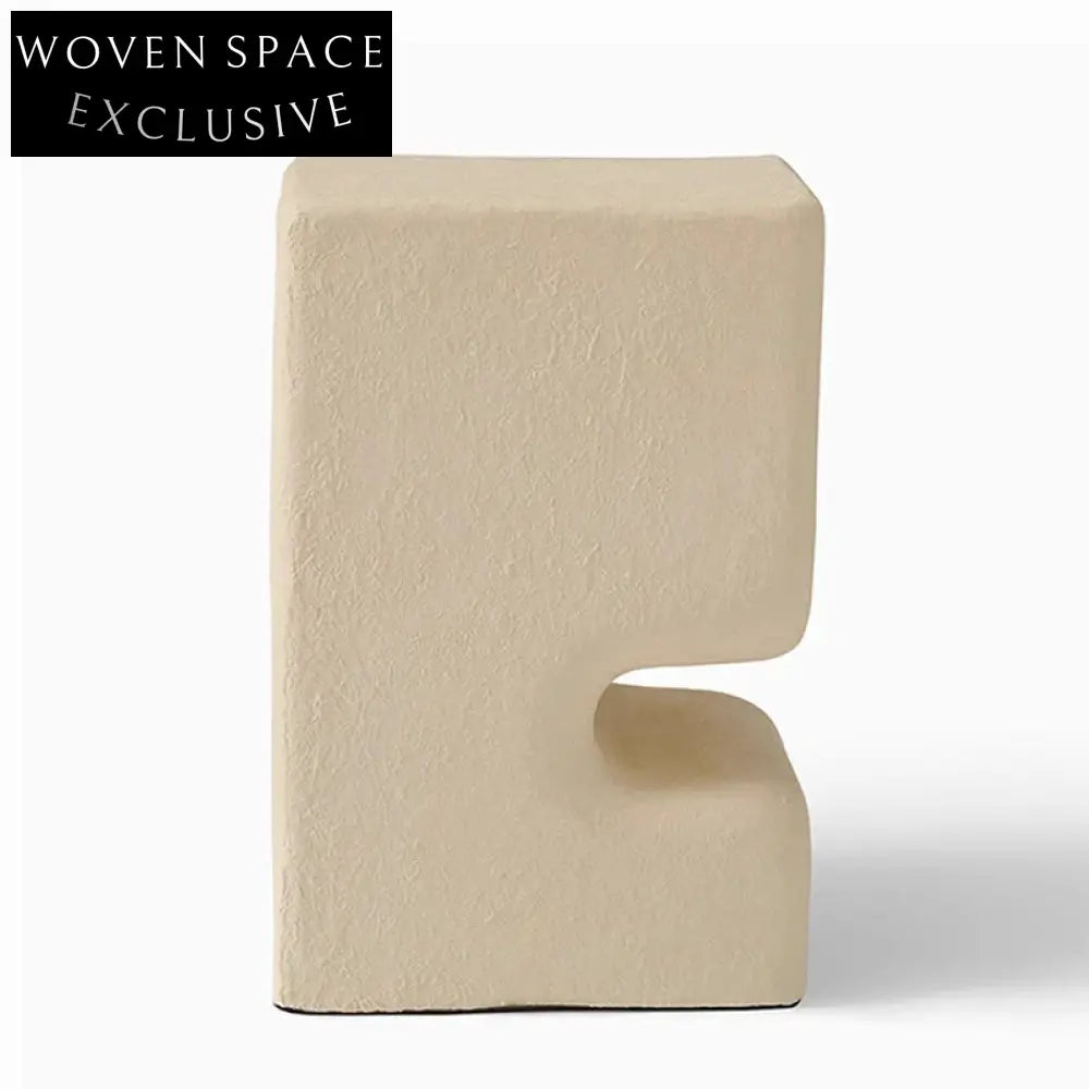 Elegant Nordic Concrete Side Table – Modern Living Room Accent Coffee Table