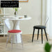 Elegant Nordic Curved Back Acrylic Leather Dining Chair
