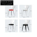 Elegant Nordic Curved Back Acrylic Leather Dining Chair