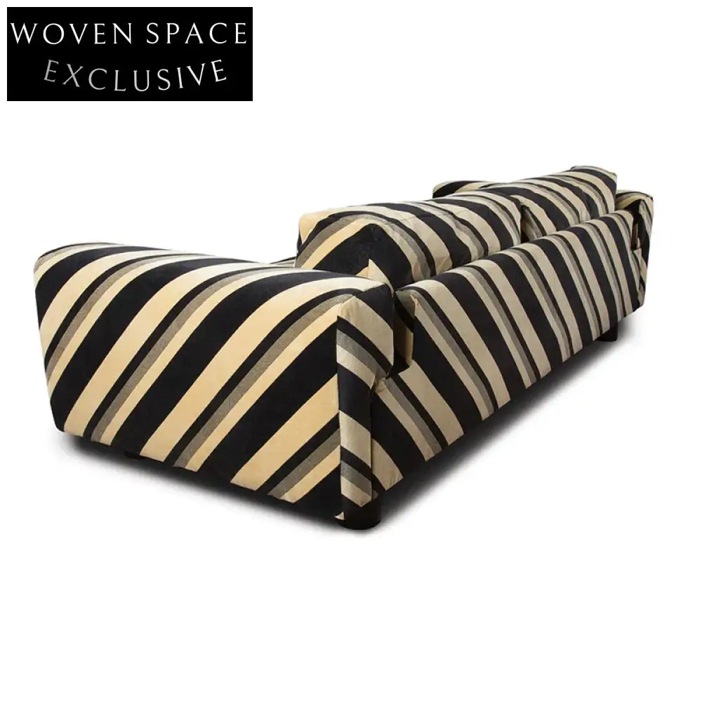 Elegant Nordic Fabric 2-Seater Sofa for Modern Living Rooms, Hotels, Villas