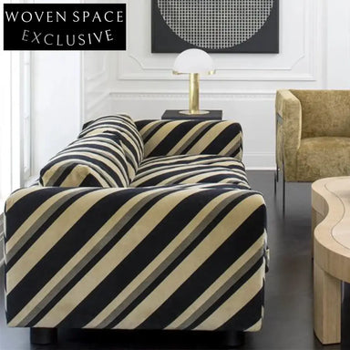 Elegant Nordic Fabric 2-Seater Sofa for Modern Living Rooms, Hotels, Villas