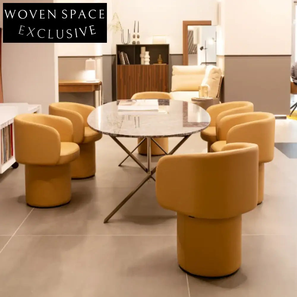 Elegant Nordic Fabric Upholstered Solid Wood Frame Modern Dining Chair