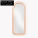 Elegant Nordic Full Body Floor Mirror – Modern Wood Frame Dressing Mirror