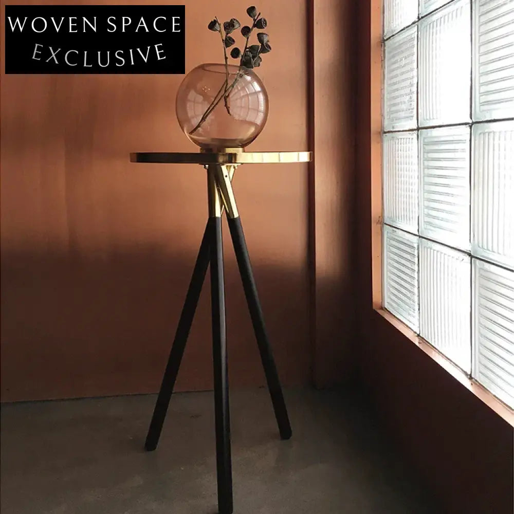 Elegant Nordic Gold Round Metal Side Table for Sofa & Bedroom