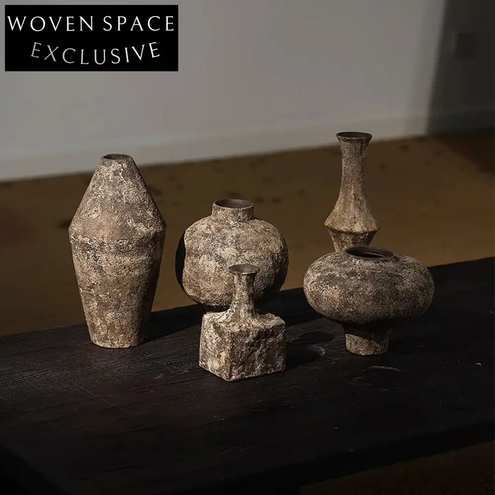 Elegant Nordic Handmade Ceramic Flower Vases for Modern Home Decor