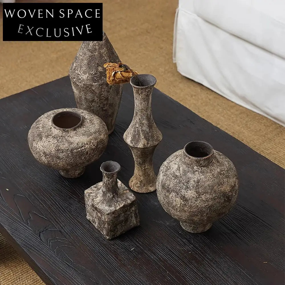Elegant Nordic Handmade Ceramic Flower Vases for Modern Home Decor