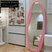 Elegant Nordic Irregular Shaped Standing Dressing Room Full-Length Mirror