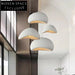 Elegant Nordic LED Ceiling Pendant Light, Modern Gray Cover Chandelier, Decorative