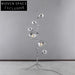 Elegant Nordic LED Glass Standing Lamp for Modern Living Room Decor