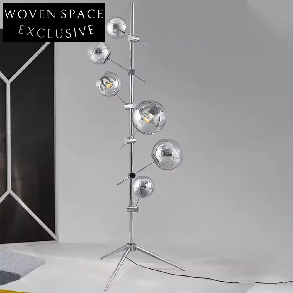 Elegant Nordic LED Glass Standing Lamp for Modern Living Room Decor