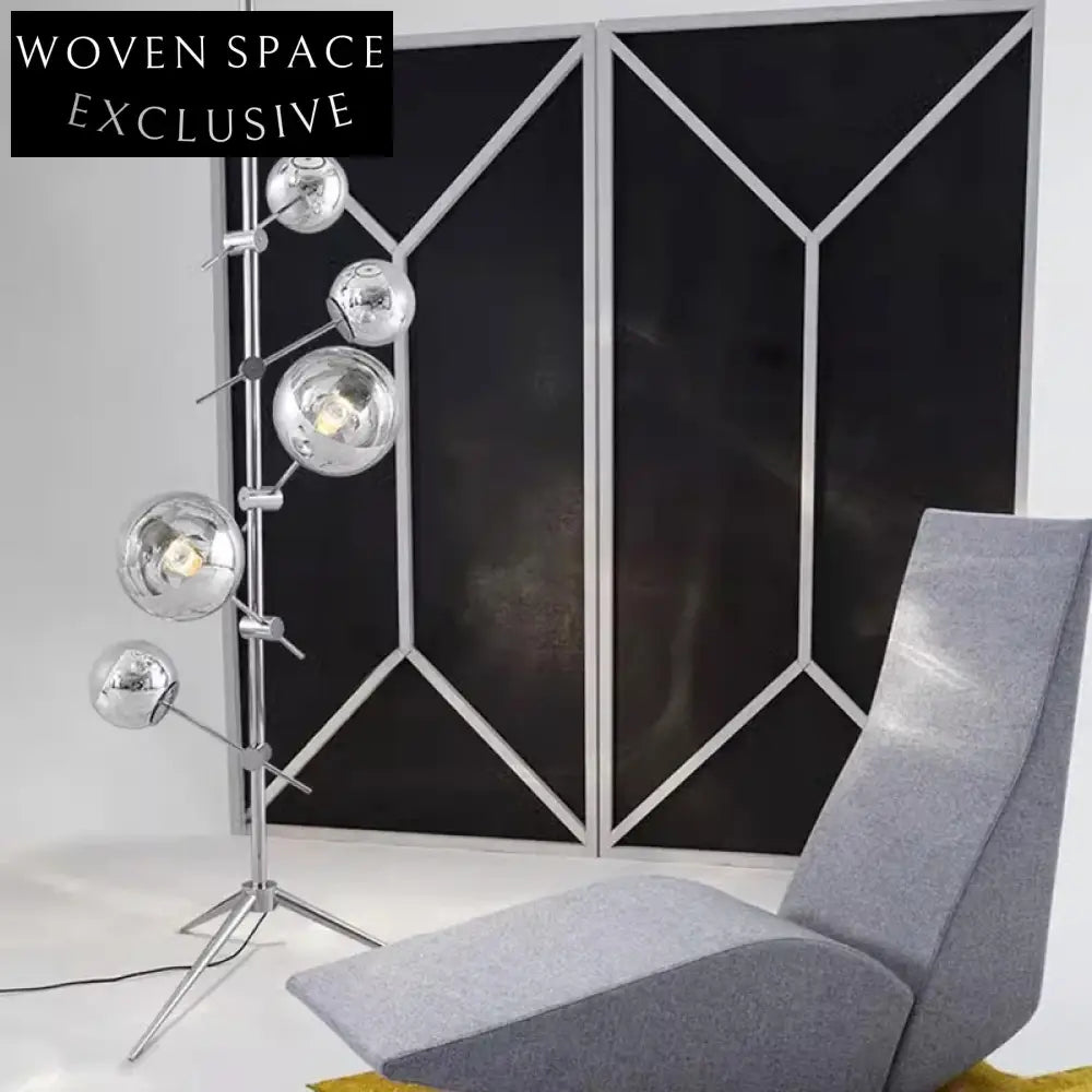 Elegant Nordic LED Glass Standing Lamp for Modern Living Room Decor