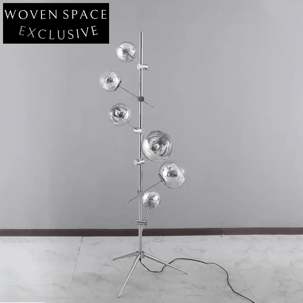 Elegant Nordic LED Glass Standing Lamp for Modern Living Room Decor