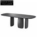 Elegant Nordic Light Luxury Plywood Solid Wood Modern Dining Kitchen Table